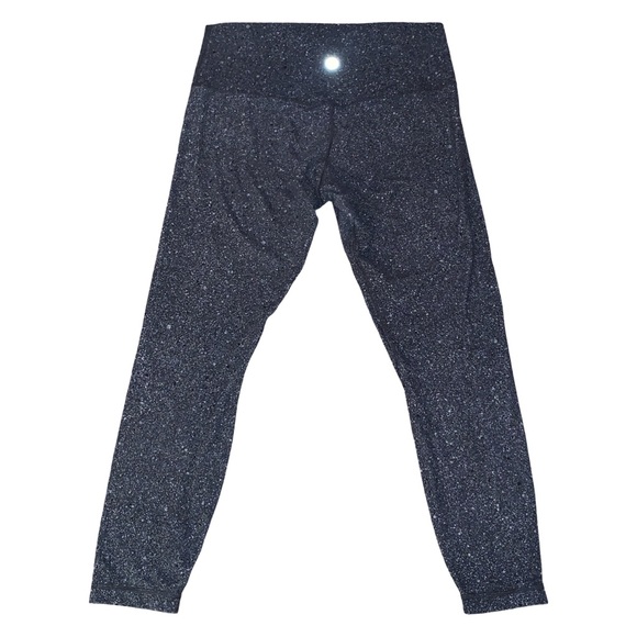 Lululemon Align Pant II 25" Legging Sz 10 Luminesce Splatter Ice Grey Black - Picture 3 of 7